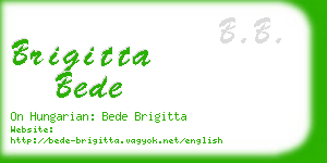 brigitta bede business card